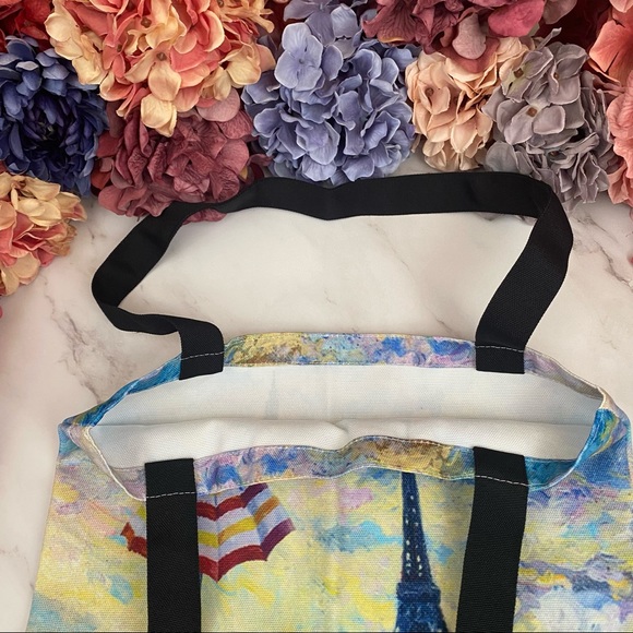 Eco-Friendly Eiffel Tower Paris Folding Tote Bag - Picture 12 of 16